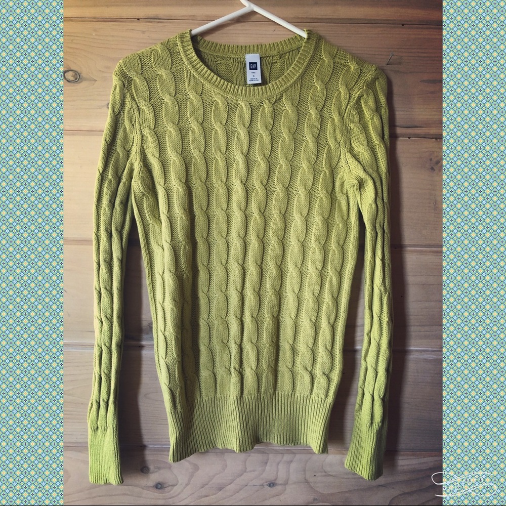 Cable Knit Gap Sweater